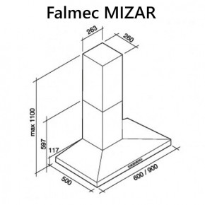  Falmec Mizar 60 IX 800 (CMON60.E0P2ZZZI491F) 6