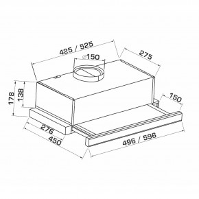  Granado Telde 603-700 White glass (GCH126355) 9