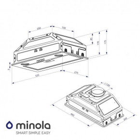  Minola HBI 5204 GR 700 LED 10