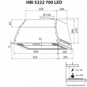  Minola HBI 5222 WH 700 LED 10