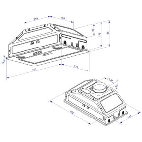  Minola HBI 5262 BL GLASS 700 LED 11