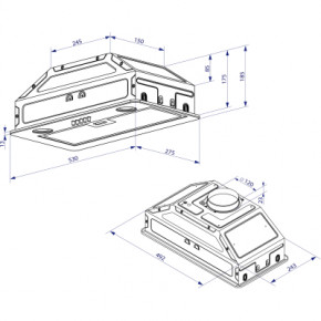  Minola HBI 5262 GR GLASS 700 LED 11