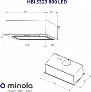  Minola HBI 5323 BL 800 LED 11