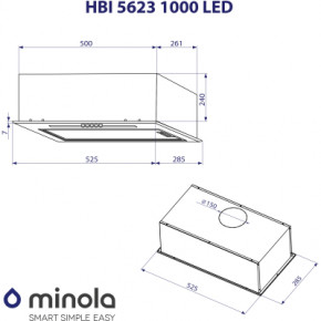  Minola HBI 5623 BL 1000 LED 11