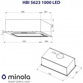  Minola HBI 5623 I 1000 LED 10