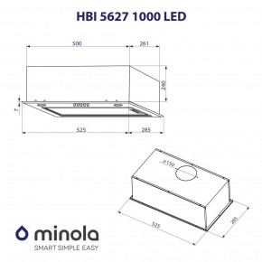  Minola HBI 5627 BL 1000 LED 10