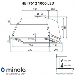  Minola HBI 7612 WH 1000 LED 11