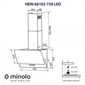  Minola HDN 66102 BL 1000 LED 6