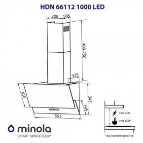  Minola HDN 66112 WH 1000 LED 6