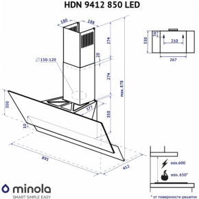  Minola HDN 9412 BL 850 LED 11