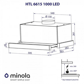  Minola HTL 6615 BL 1000 LED 7