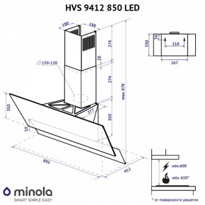  Minola HVS 9412 BL 850 LED 11