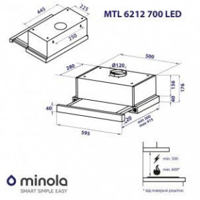  Minola MTL 6212 GR 700 LED 3