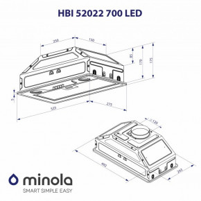  Minola HBI 52022 BL 700 LED 11