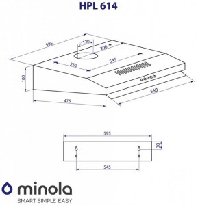  Minola HPL 614 WH 12