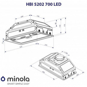   Minola HBI 5202 BL 700 LED 11