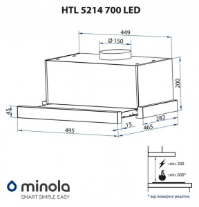   Minola HTL 5214 I 700 LED 15