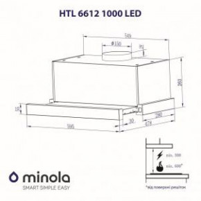   Minola HTL 6612 WH 1000 LED 5