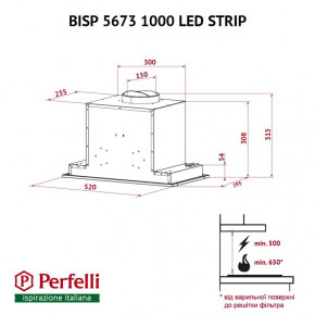  Perfelli BISP 5673 BL 1000 LED Strip 11