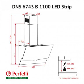  Perfelli DNS 6743 B 1100 BL LED Strip 8