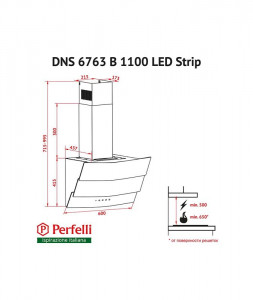  Perfelli DNS 6763 B 1100 IV LED Strip 8