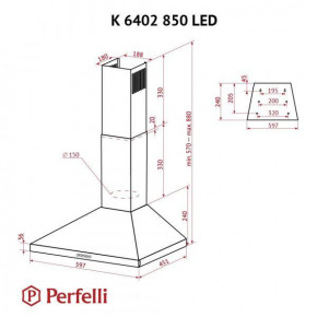  Perfelli K 6402 I 850 LED 11