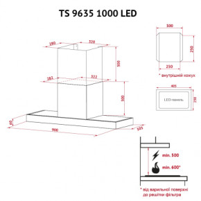   Perfelli TS 9635 I/BL 1000 LED 13