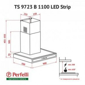  Perfelli TS 9723 B 1100 WH LED Strip 7