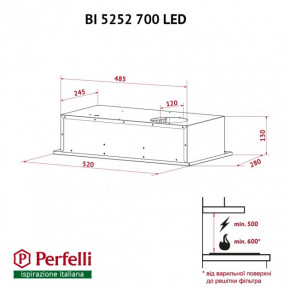   Perfelli BI 5252 WH 700 LED 12