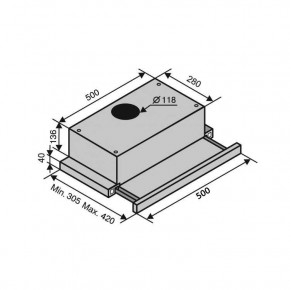  Ventolux Garda 50 BR (750) SMD LED 8