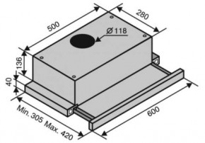  Ventolux Garda 60 BR (750) SMD LED 8