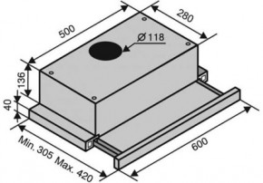  Ventolux Garda 60 XBG (750) SMD LED 9