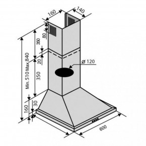  Ventolux LIDO 50 WH (700) 8