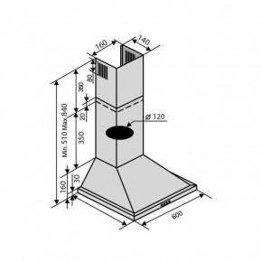  Ventolux LIDO 60 WH (700) 8