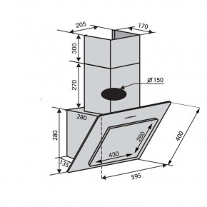  Ventolux TREVI 60 BK (700) TC 8