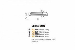   AZzardo DALI 60 AZ2792 3