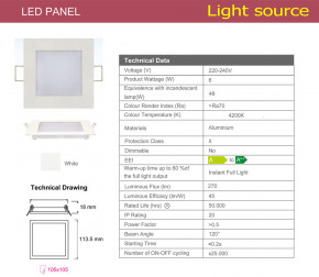    Cobra Led 6W   9