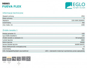   FUEVA FLEX Eglo 98865 5