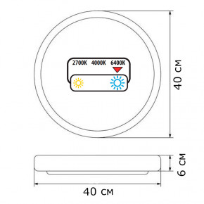   LED Horoz Electric GHOST-36 36W 6400K  4