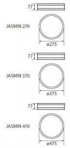   Kanlux JASMIN 270-WE 23120 3