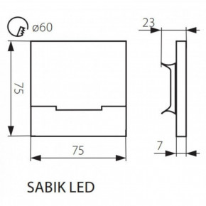   SABIK LED AC-WW KANLUX 23802 3