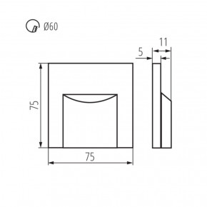   ERINUS LED L GR-NW KANLUX 33327 3