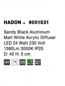   HADON Nova Luce 9001531 5