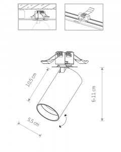   Nowodvorski Mono Surface 7683 3