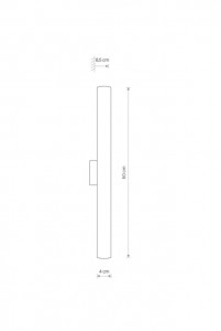   Nowodvorski 8118 ICE TUBE LED S CN 3