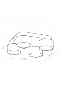   SPACE 4 BK TK-Lighting 3401 3