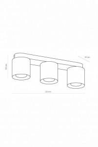   VICO 3 BK TK-Lighting 3413 3