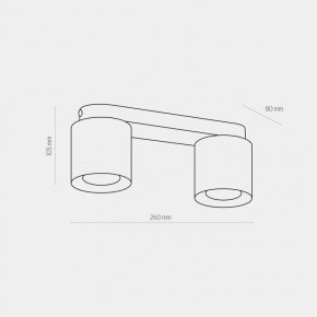   VICO 2 BK/GO TK-Lighting 6509 5