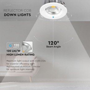   LED V-TAC, 10W, SKU-1272, 230V, 1200Lm, 6.4K,  (3800157611947) 9