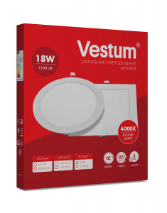  LED   Vestum 18W 4000K 220V 4